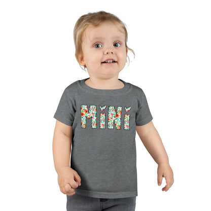 Floral 'Mini' Toddler T-Shirt