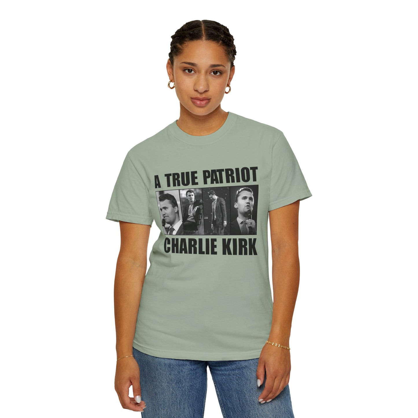 Patriotic Graphic Tee - A True Patriot, Charlie Kirk Shirt, Unisex Casual Wear, Gift for Conservatives, Election Day Apparel, Freedom [...]