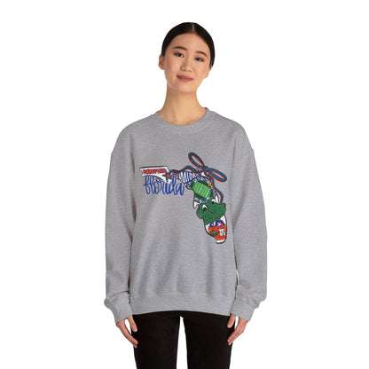 Florida Vibes Crewneck Sweatshirt | Unisex Graphic Top, Casual Wear, Gift for Him/Her, Vacation Essentials, Comfortable Style