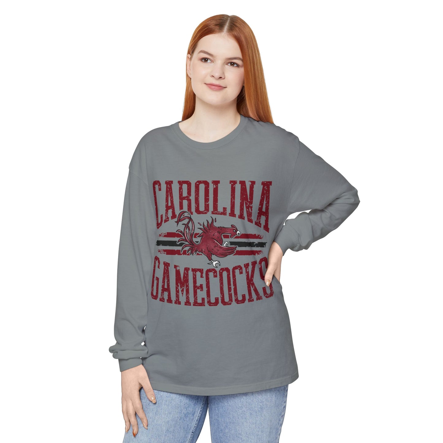 Carolina Gamecocks Long Sleeve Tee, Game Day T-Shirt, Unisex Sports Shirt, College Apparel, Casual Wear