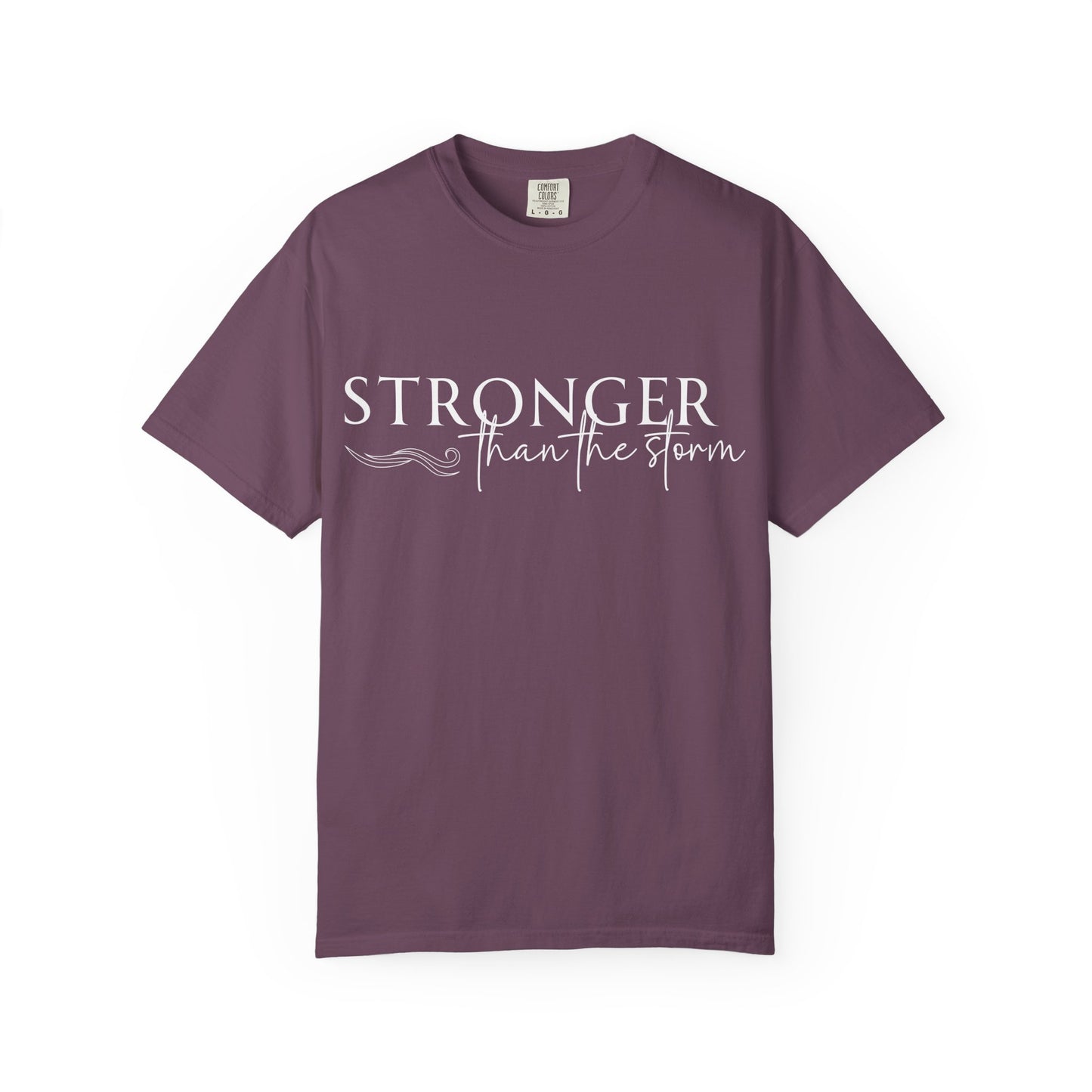 Stronger Than the Storm T-shirt, Inspirational T-shirt, Unisex Tee, Motivational Apparel, Gift for Resilience, Positive Vibes