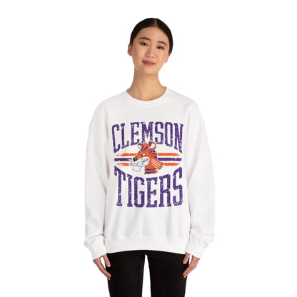 Clemson Tigers Crewneck Sweatshirt - Unisex Sweatshirt for Game Day, College Apparel, Sports Fan, Gift Idea, Casual Wear