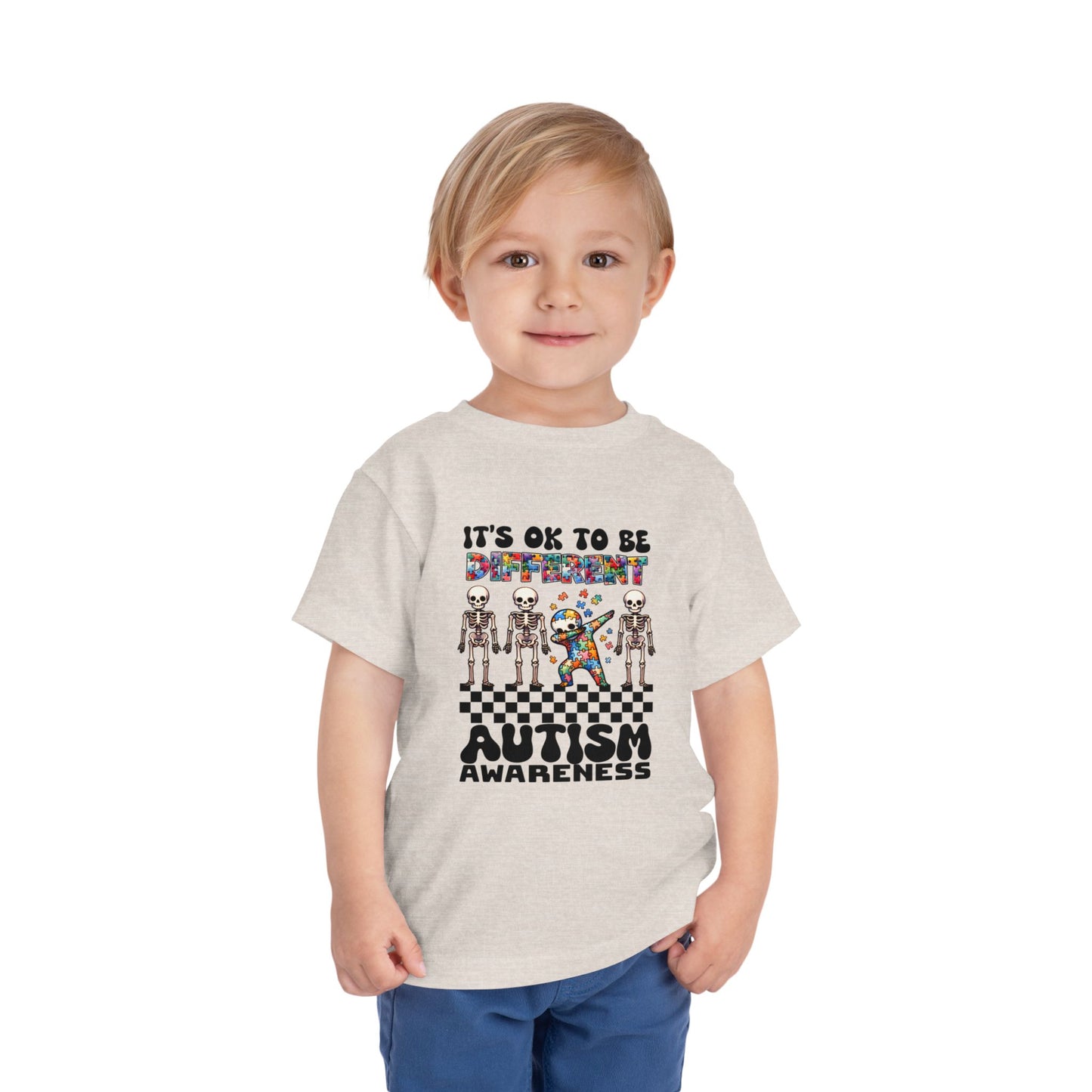 Toddler Autism Awareness Tee, Short Sleeve Kids Shirt, Differently Abled Tee, Colorful Toddler T-Shirt, Support Autism Month, Fun Kids [...]