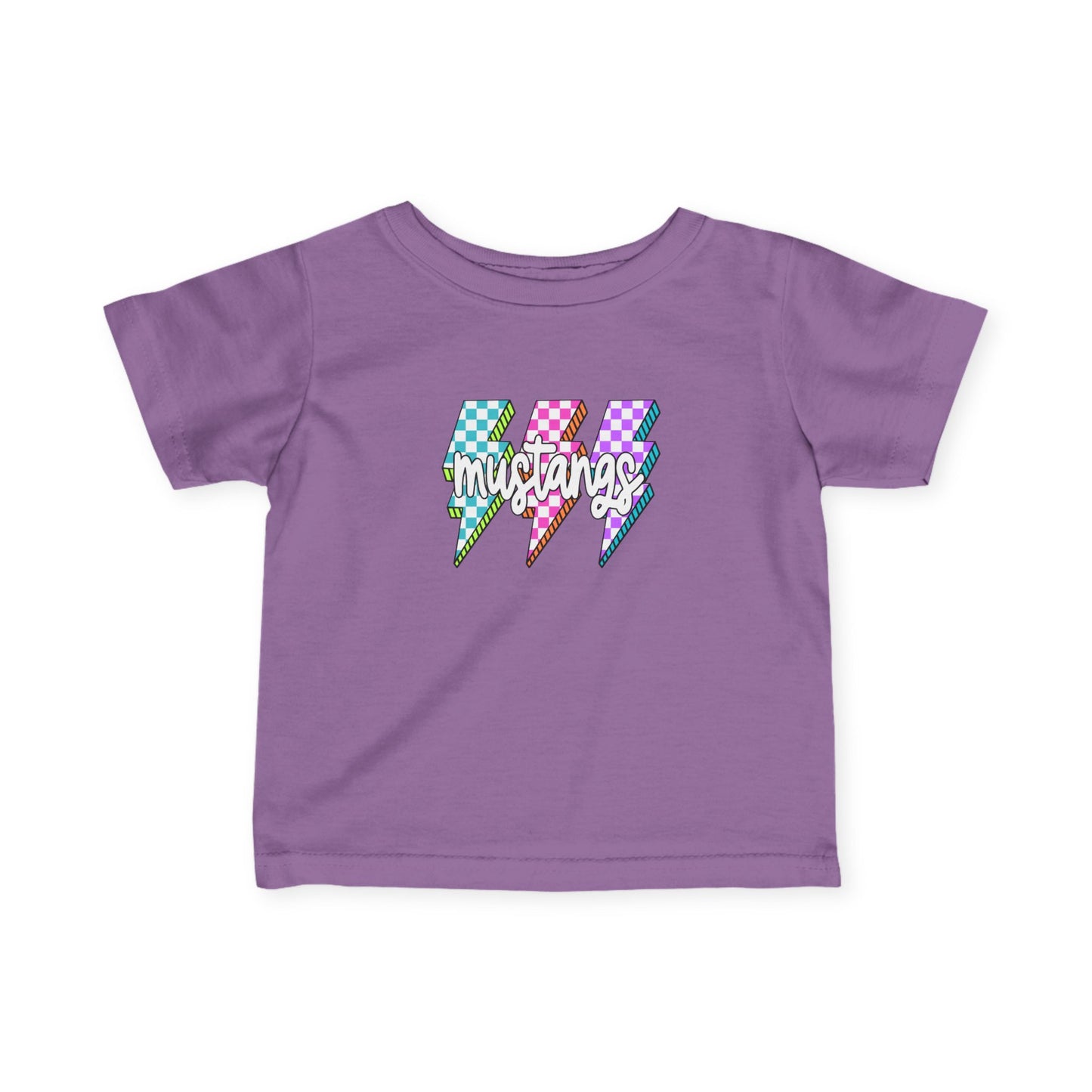 Colorful Lightning Bolt Infant Tee - Fun Birthday Gift, Cute Toddler Apparel, Baby Shower Present, EverydayWear, Unisex Cute Top