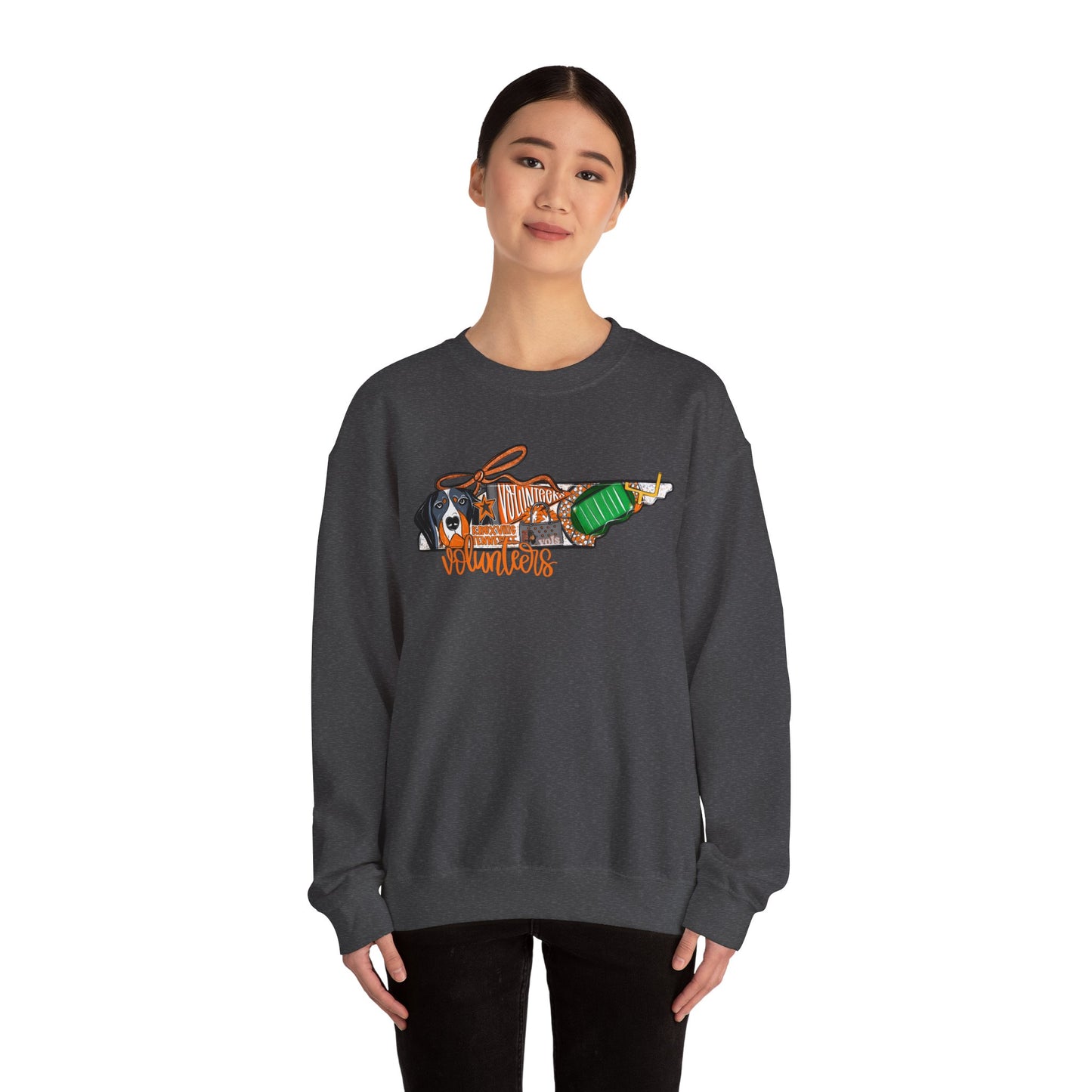 Volunteers Inspired Crewneck Sweatshirt - Cozy Gift for Animal Lovers, Perfect for Fall, Dog Lover's Apparel, Eco-Friendly Fashion, [...]