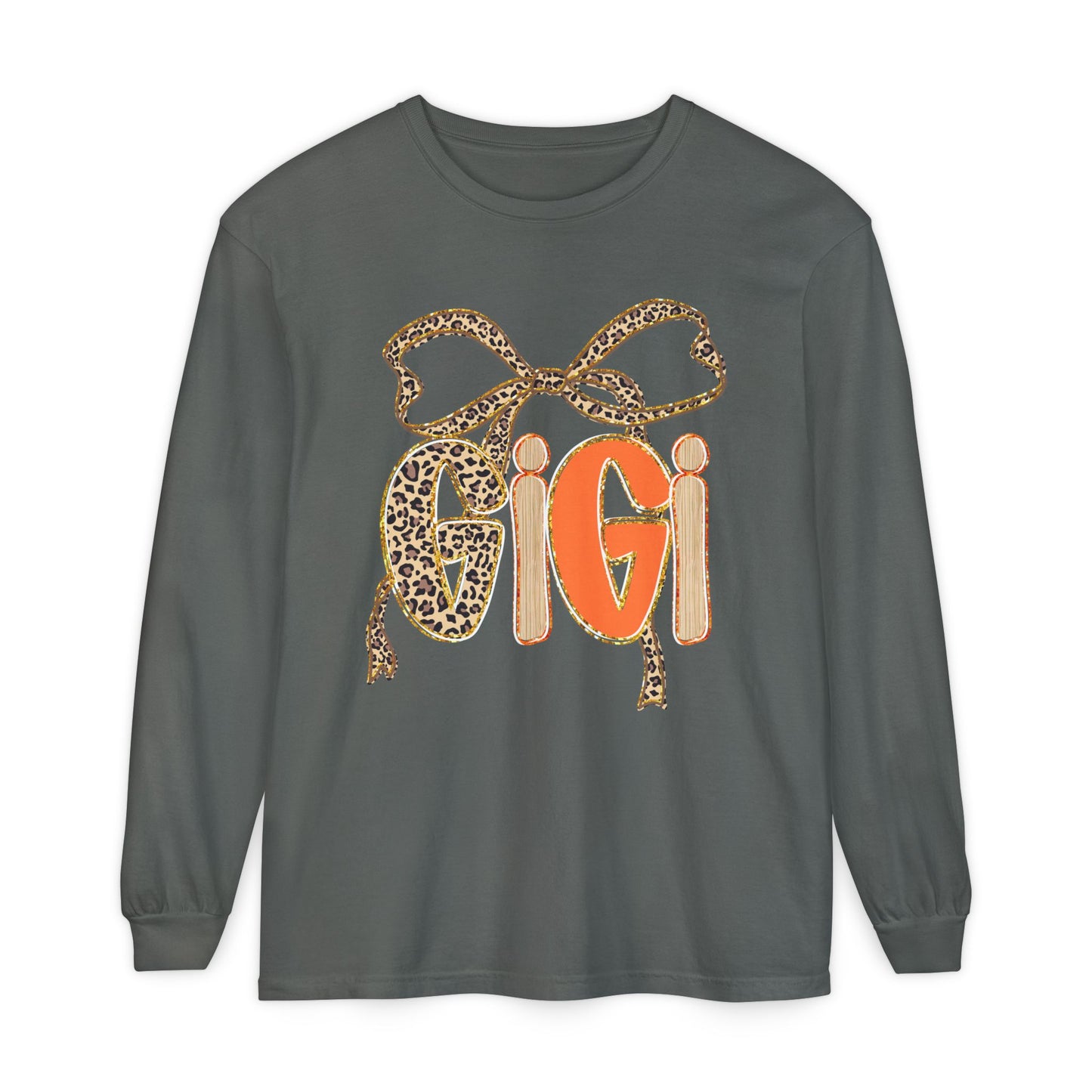 Trendy Animal Print Long Sleeve Tee - Perfect Gift for Gigi, Stylish Loungewear, Casual Wear, Birthday Gifts, Fall Fashion