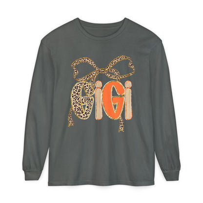 Trendy Animal Print Long Sleeve Tee - Perfect Gift for Gigi, Stylish Loungewear, Casual Wear, Birthday Gifts, Fall Fashion