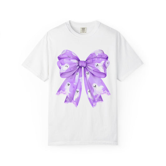 Purple Ghost Bow T-shirt