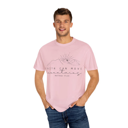 Faith Can Move Mountains Comfort Colors T-Shirt