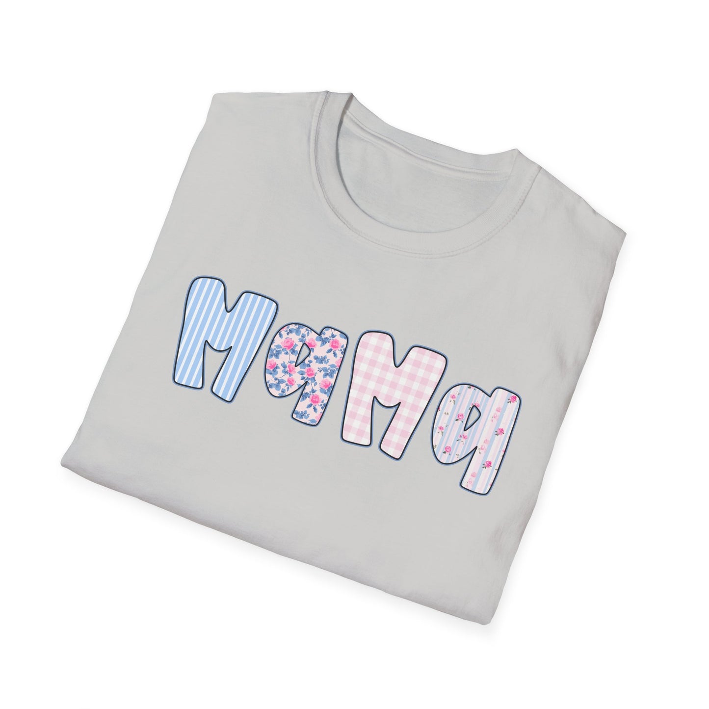 Mama Floral Letters T-Shirt