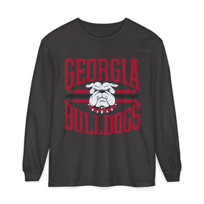 Unisex Long Sleeve T-Shirt, Georgia Bulldogs Spirit Wear, College Apparel, Game Day Outfit, Casual Comfort