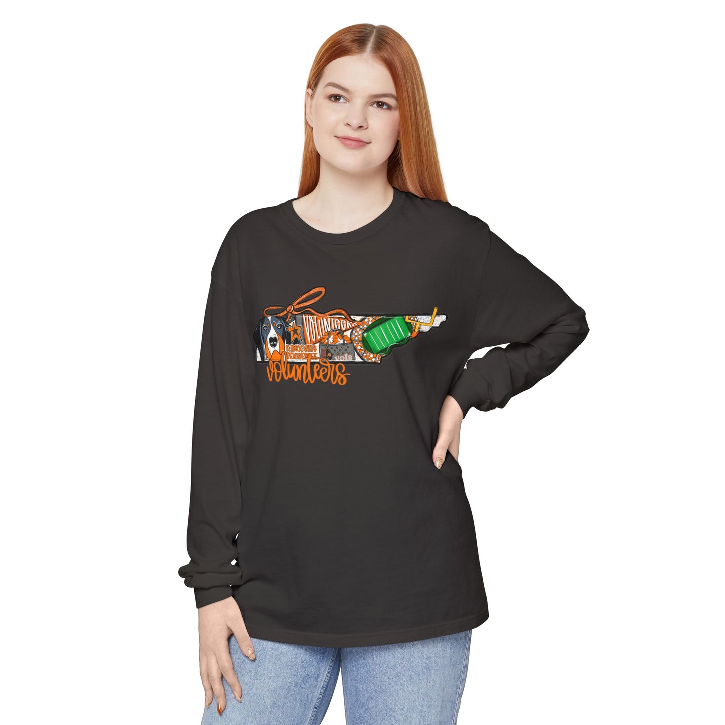 Volunteer Spirit Long Sleeve T-Shirt, Casual Tee, Comfortable Shirt, Gift for Volunteers, Fundraiser Shirt, Everyday Wear