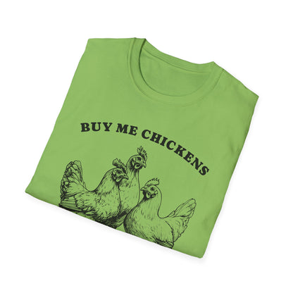 Funny Chicken Government T-Shirt, Humorous Tee, Gift for Chicken Lovers, Farm Animal Humor, Unique Graphic Shirt