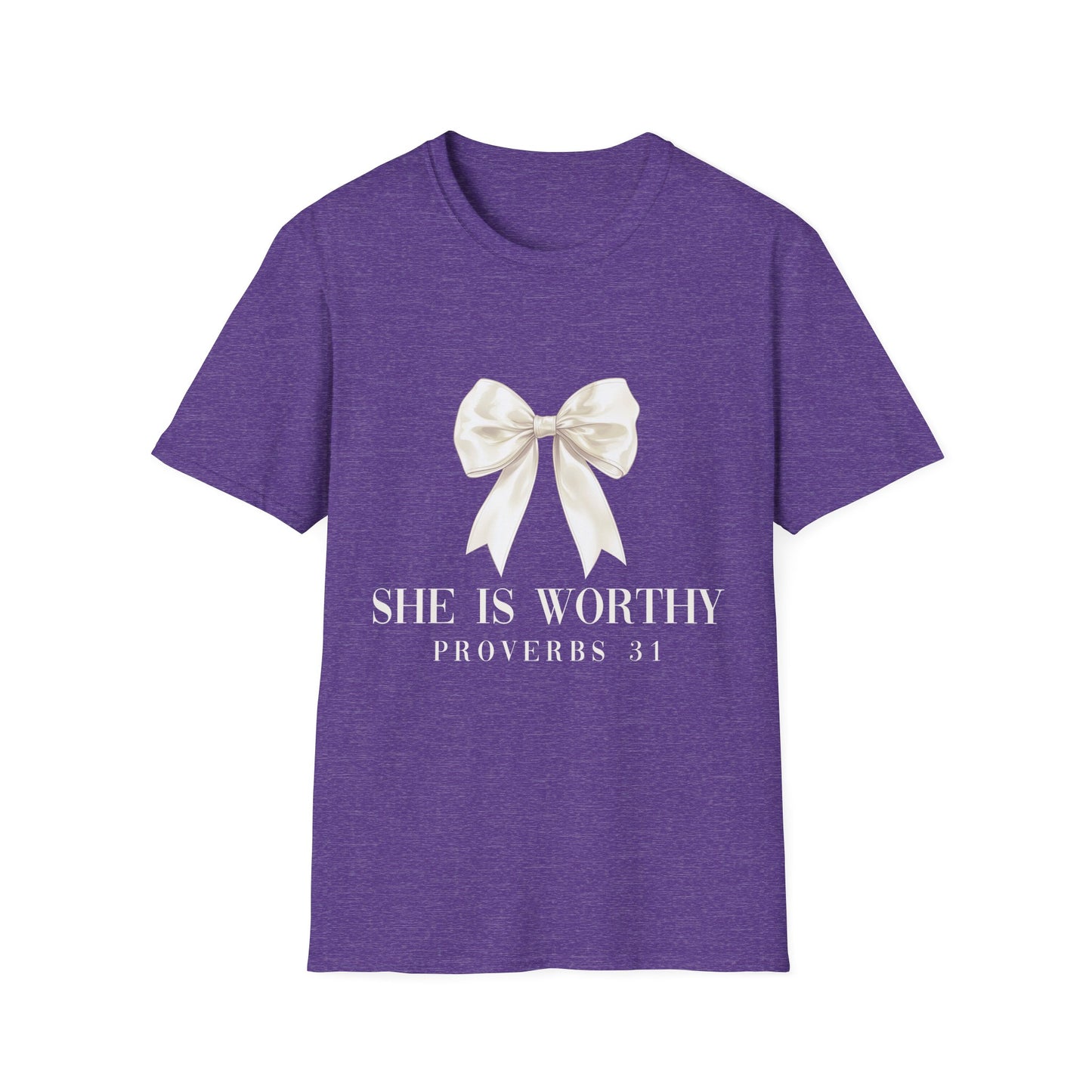 She Is Worthy Gildan Softstyle
