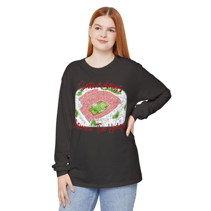 Unisex Garment-dyed Long Sleeve T-Shirt
