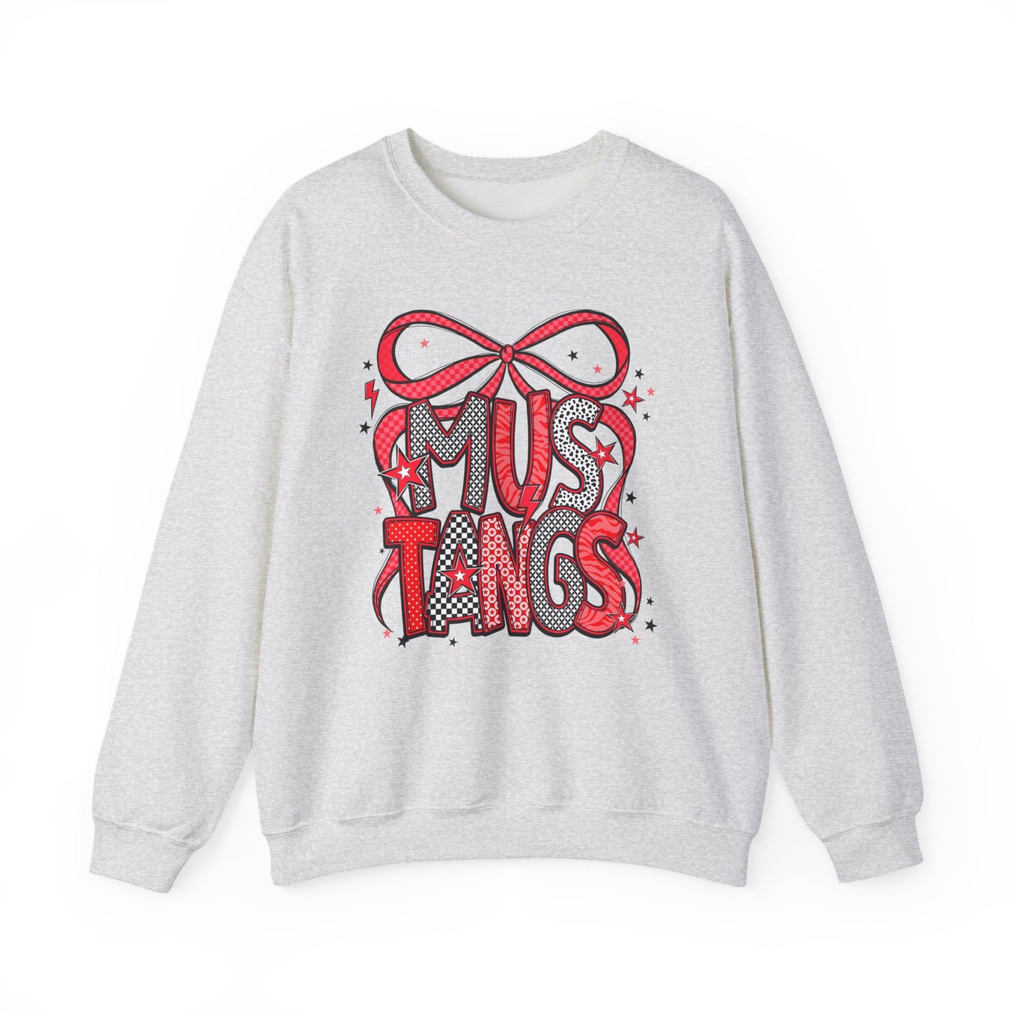 Mustang Love Crewneck Sweatshirt - Cozy Unisex Pullover for Horse Lovers, Gift for Equestrian, Casual Outfit, Horse Show