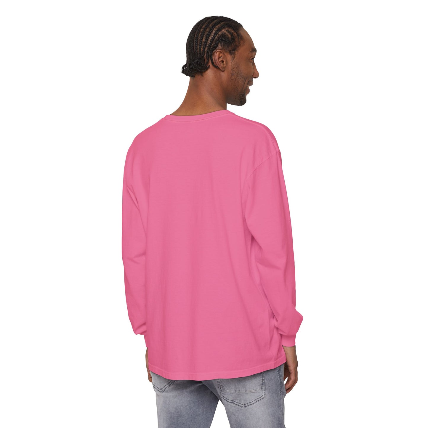 Mustangs Pink Bow Long Sleeve T-Shirt | Stylish Unisex Tee for Horse Lovers | Perfect Gift for Birthdays, Equine Events, or Casual Wear