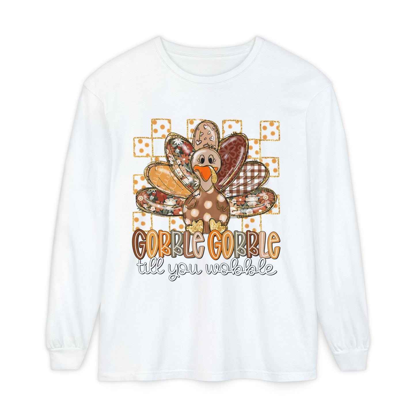 Thanksgiving Turkey Long Sleeve Tee