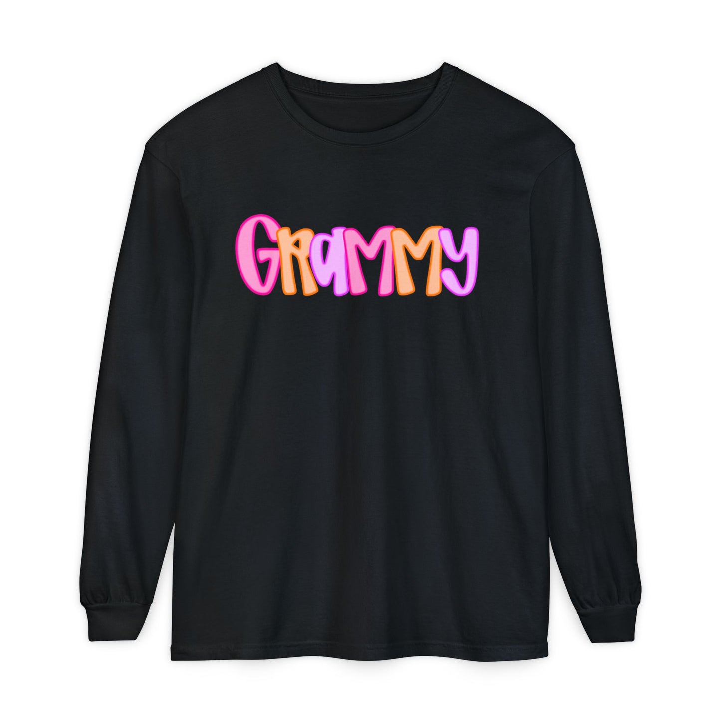 Grammy Neon Comfort Colors Long Sleeve