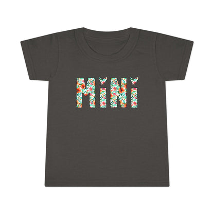 Floral 'Mini' Toddler T-Shirt