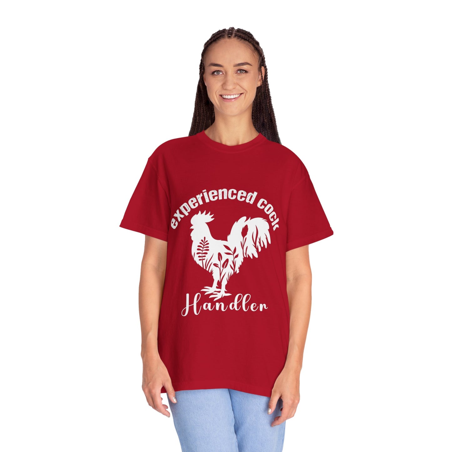 Experienced Cock Handler T-shirt, Unisex Style, Funny Gift, Chicken Lover Tee, Farm Enthusiast Apparel, Casual Wear