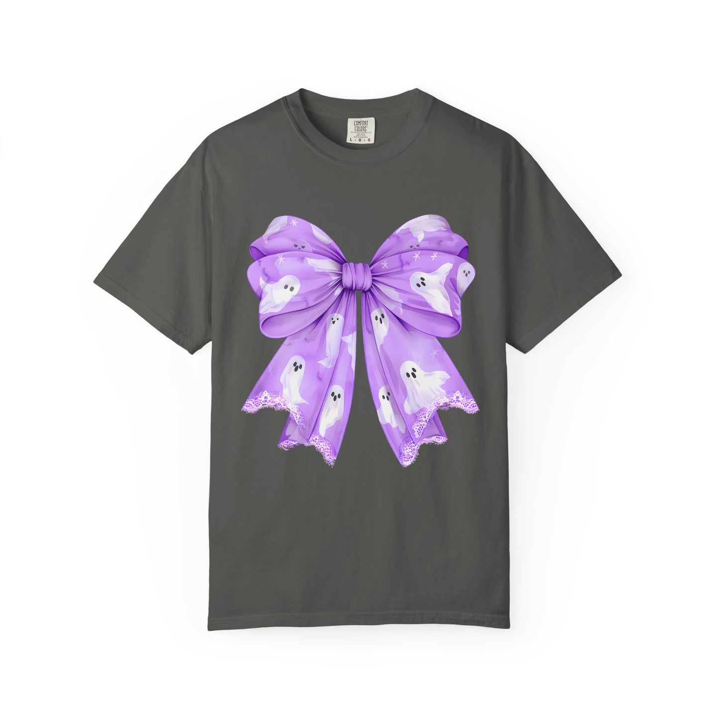 Purple Ghost Bow T-shirt
