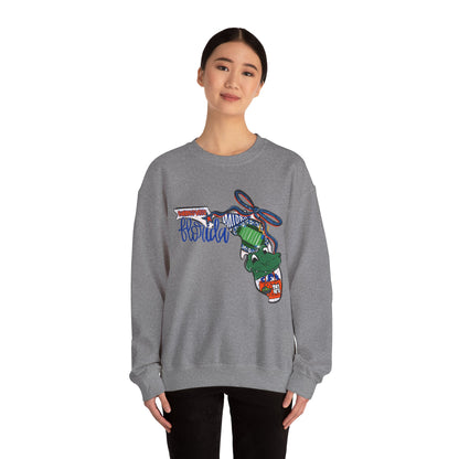 Florida Vibes Crewneck Sweatshirt | Unisex Graphic Top, Casual Wear, Gift for Him/Her, Vacation Essentials, Comfortable Style