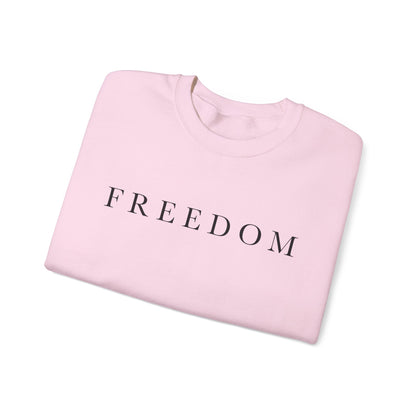 Freedom Crewneck Sweatshirt, Cozy Unisex Sweatshirt, Casual Wear, Gift for Him/Her, Everyday Comfort, Relaxed Fashion