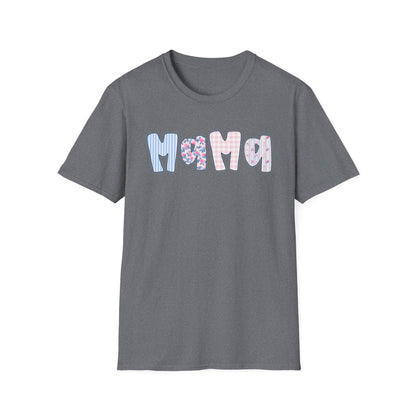 Mama Floral Letters T-Shirt