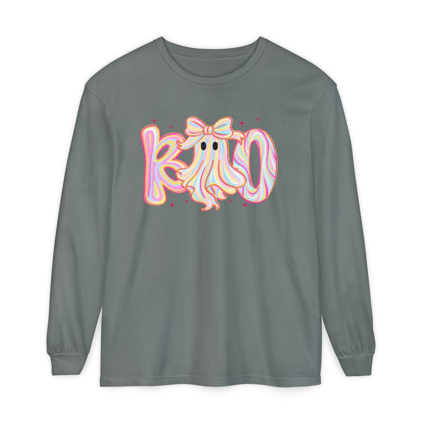 Unisex Garment-dyed Long Sleeve T-Shirt