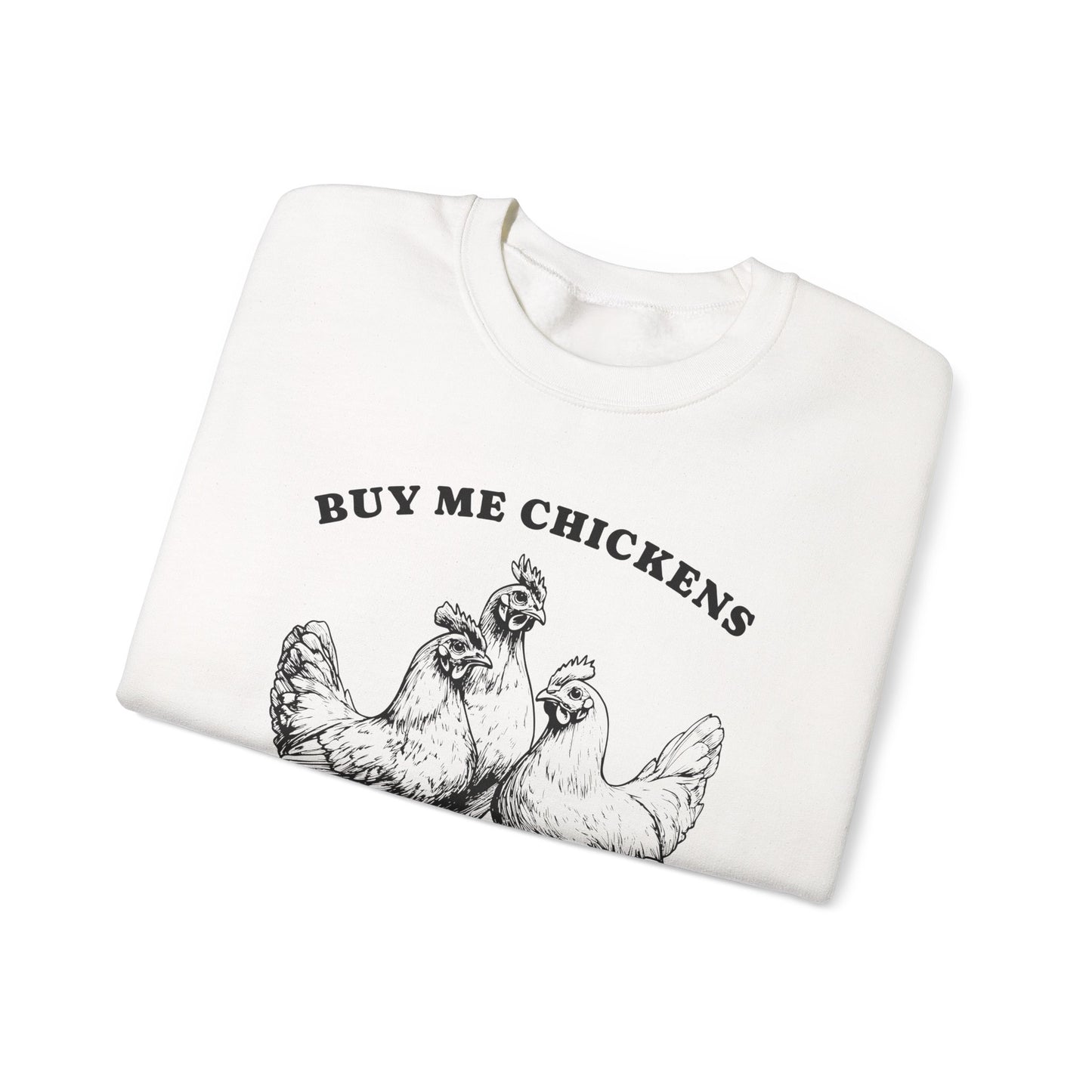 Charming Statement Sweatshirt: 'Buy Me Chickens' Style, Cozy Gift for Chicken Lovers, Fun Agriculture Apparel, Perfect for Farmhouse [...]