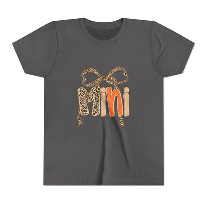 Mini Bow Youth Tee, Cute Kid's T-Shirt, Trendy Youth Apparel, Perfect for Birthdays, Fun Playtime Top, Gifts for Mini Fashionistas