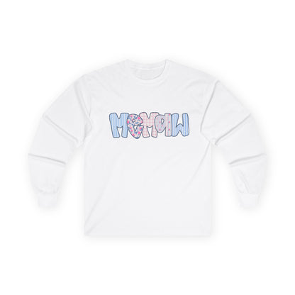 Memaw Pink & Blue Floral Long Sleeve