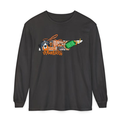 Volunteer Spirit Long Sleeve T-Shirt, Casual Tee, Comfortable Shirt, Gift for Volunteers, Fundraiser Shirt, Everyday Wear