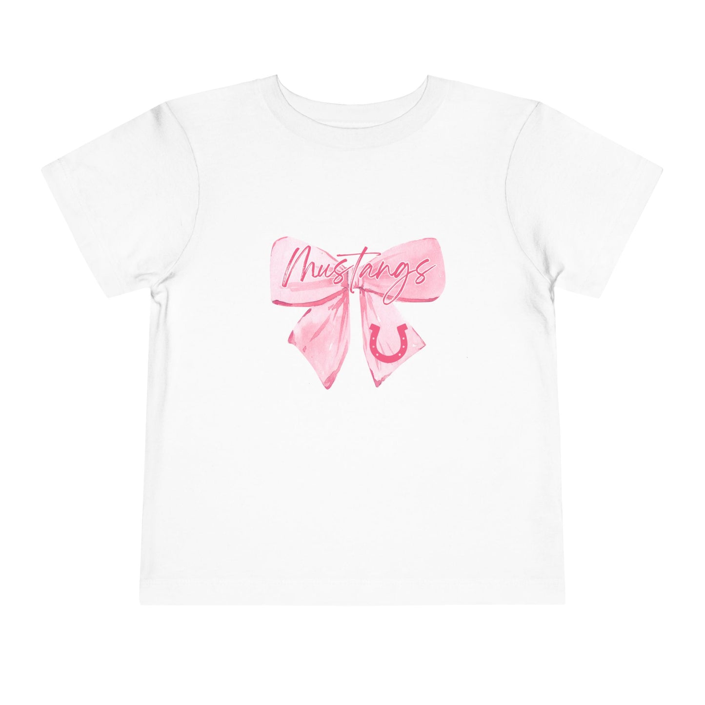 Cute Toddler T-Shirt with Bow Design, Perfect for Birthdays, Parties, Girls' Fashion, Summer Wear, Gift for Little Ones