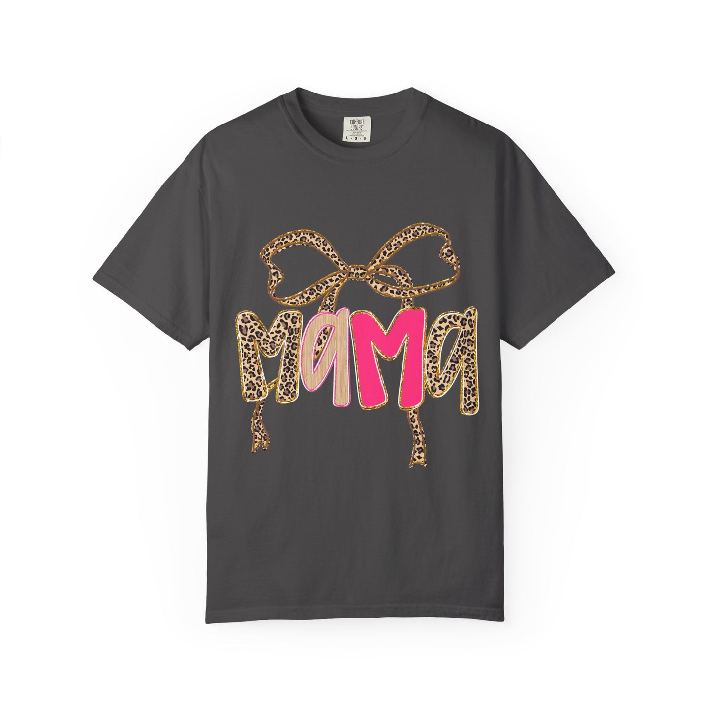 Neon Leopard Print Mama T-Shirt