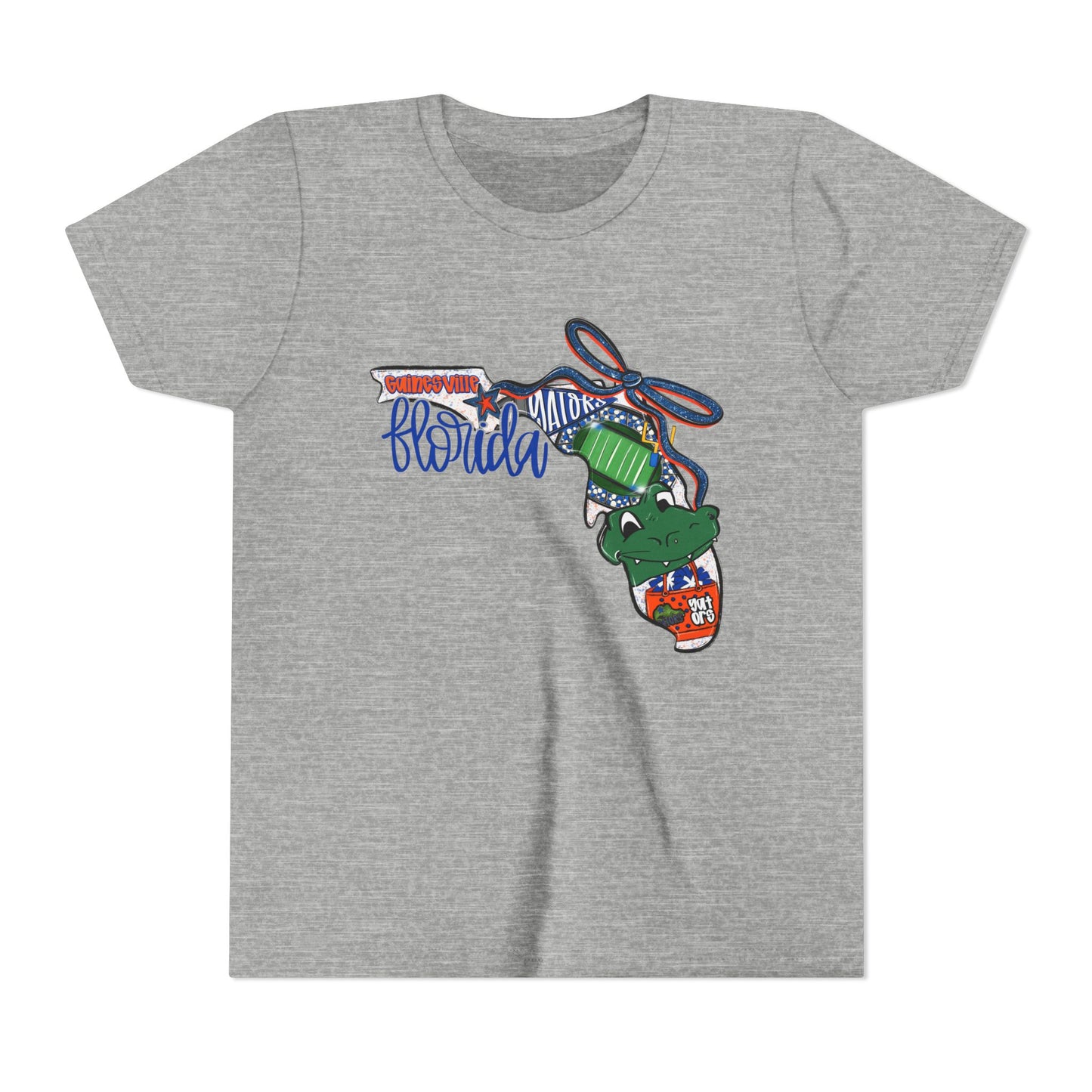 Florida Youth Tee - Fun, Colorful Design for Kids, Perfect for Summer Camps, Birthdays, Beach Days, Gift Ideas