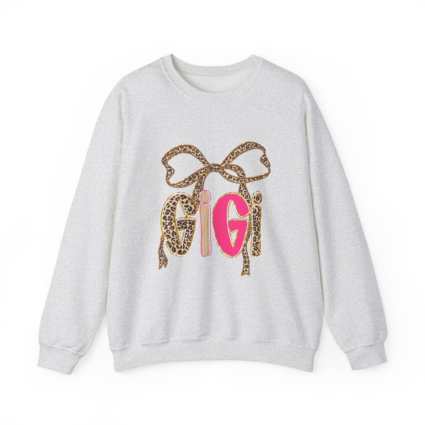 Gigi Neon Leopard Bow Sweatshirt