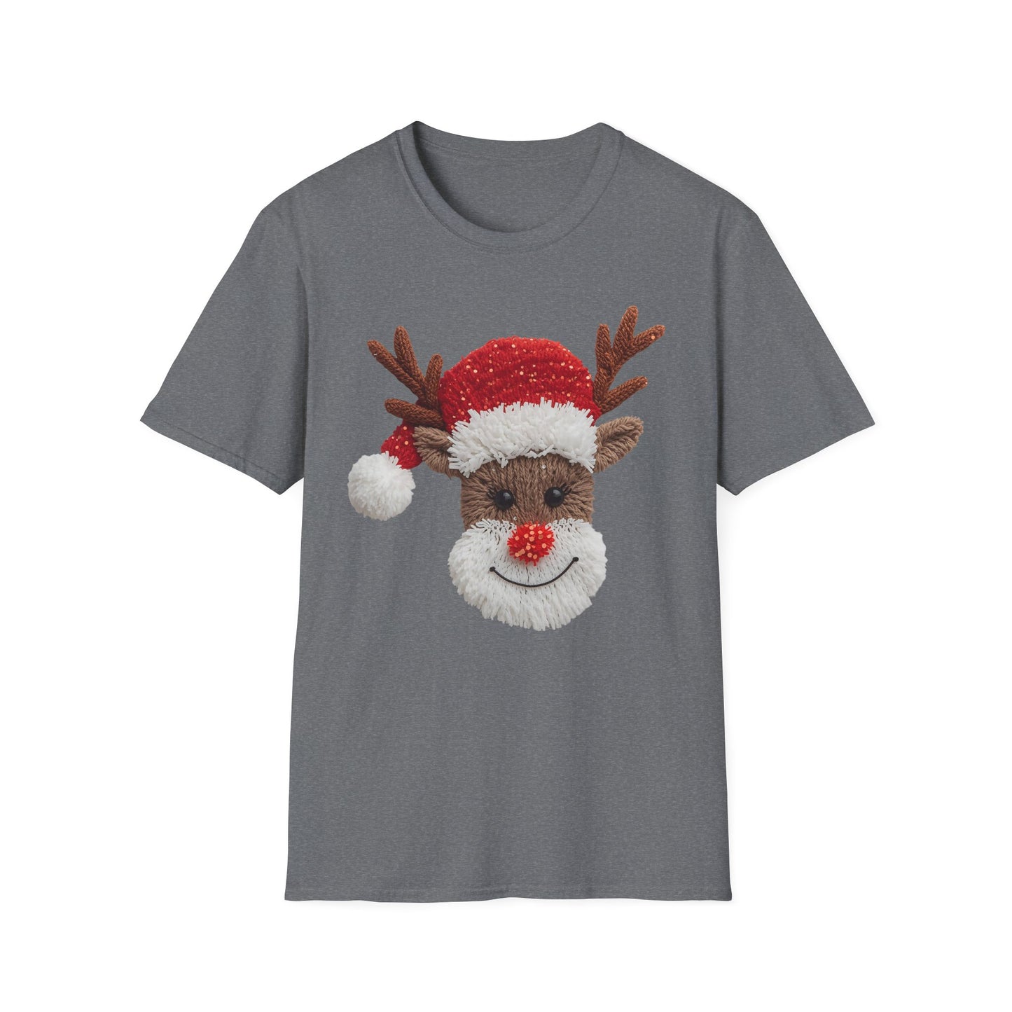 Festive Reindeer T-Shirt Gildan
