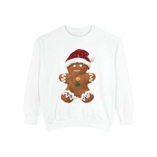 Gingerbread Christmas Sweatshirt Comfort Colors