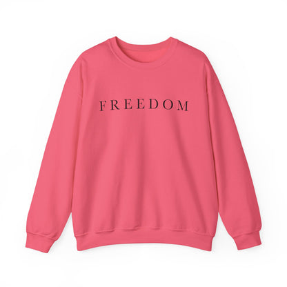 Freedom Crewneck Sweatshirt, Cozy Unisex Sweatshirt, Casual Wear, Gift for Him/Her, Everyday Comfort, Relaxed Fashion
