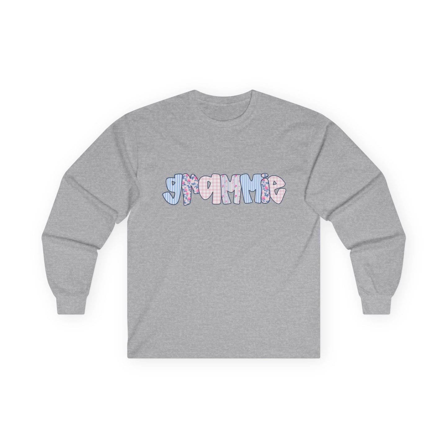 Grammie Pink & Blue Floral Long Sleeve