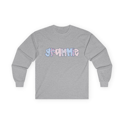 Grammie Pink & Blue Floral Long Sleeve