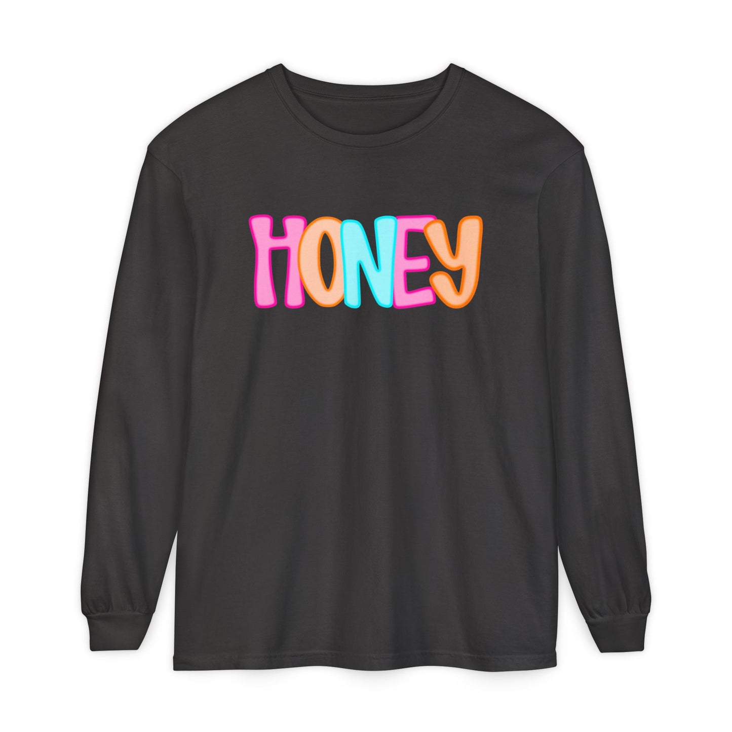 Honey Neon Comfort Color Long Sleeve