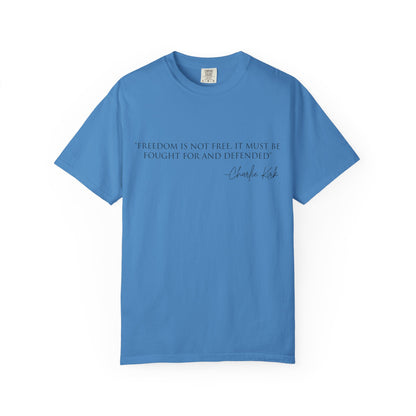 Freedom Quote Unisex T-Shirt, Motivational Tee, Gift for Activists, Casual Wear, Birthday Present, Statement Apparel
