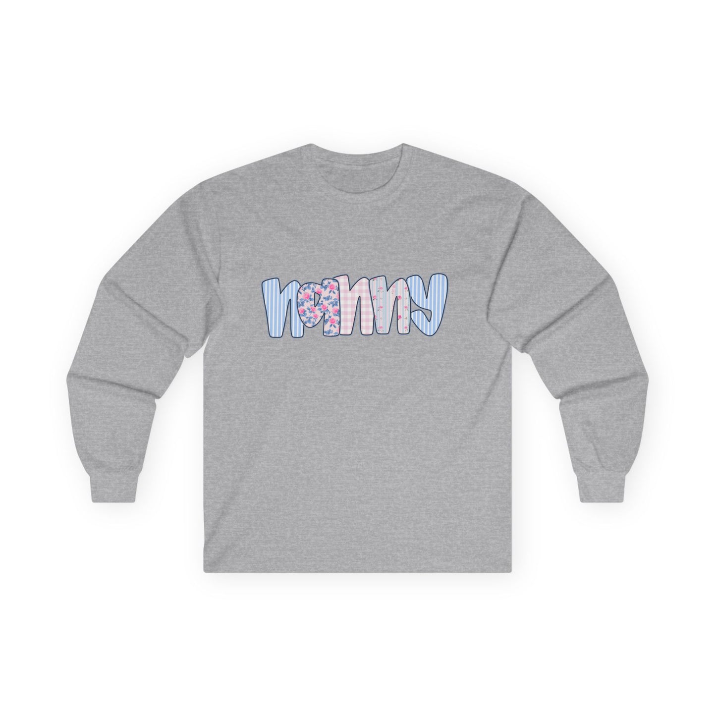 Nanny Pink & Blue Floral Long Sleeve