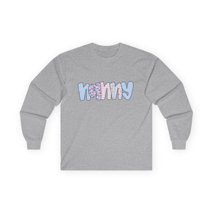 Nanny Pink & Blue Floral Long Sleeve