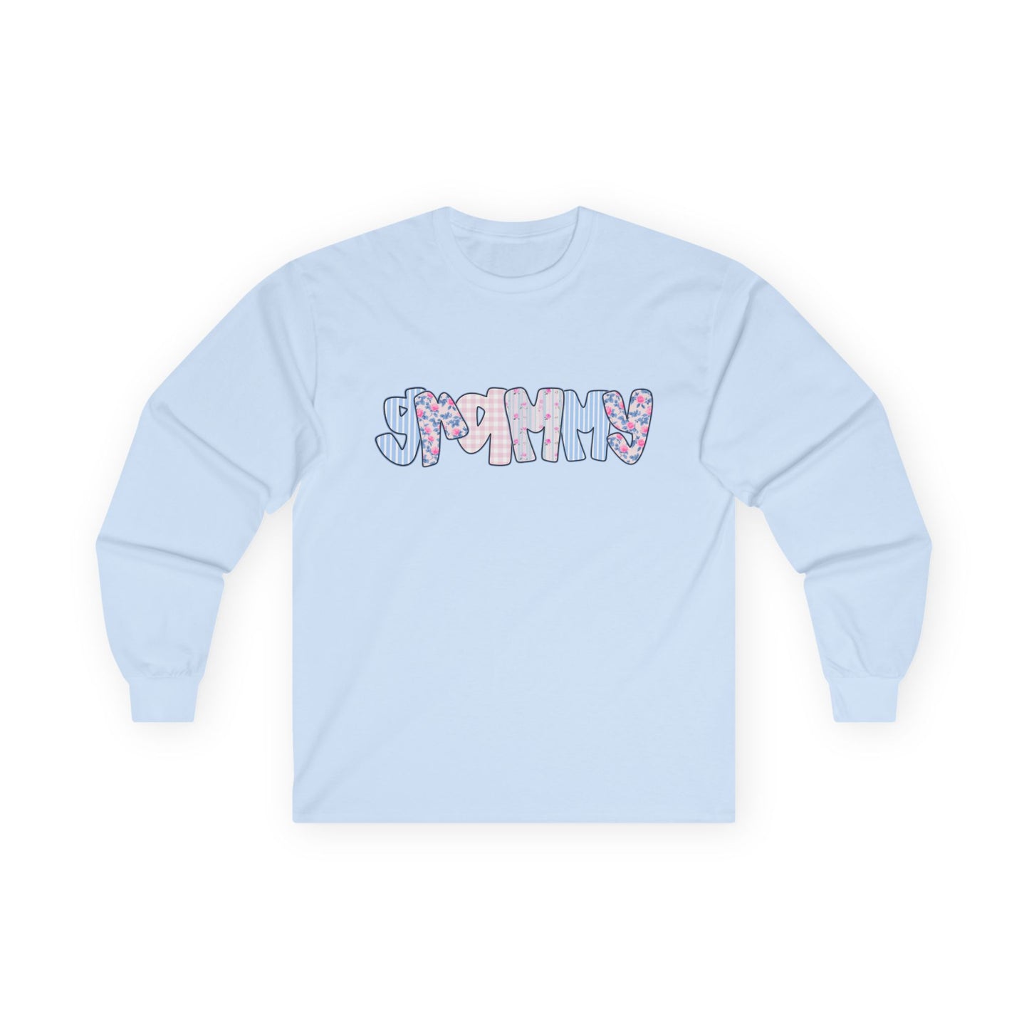 Grammy Pink & Blue Floral Long Sleeve