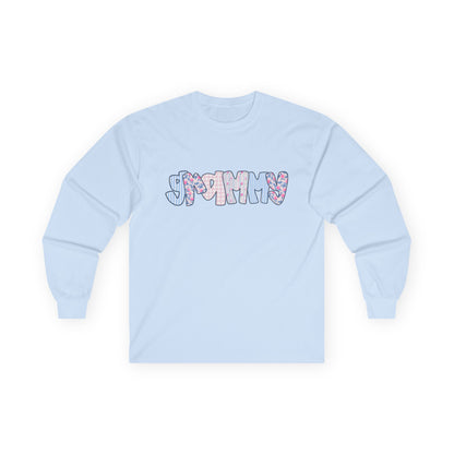 Grammy Pink & Blue Floral Long Sleeve