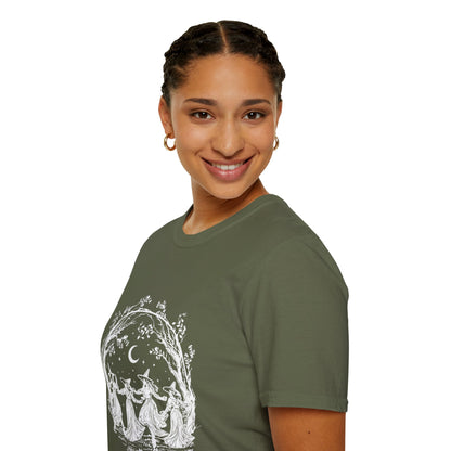 Enchanted Forest T-Shirt, Nature Lover Shirt, Bohemian Graphic Tee, Witchy Style Top, Gift for Magical Occasions